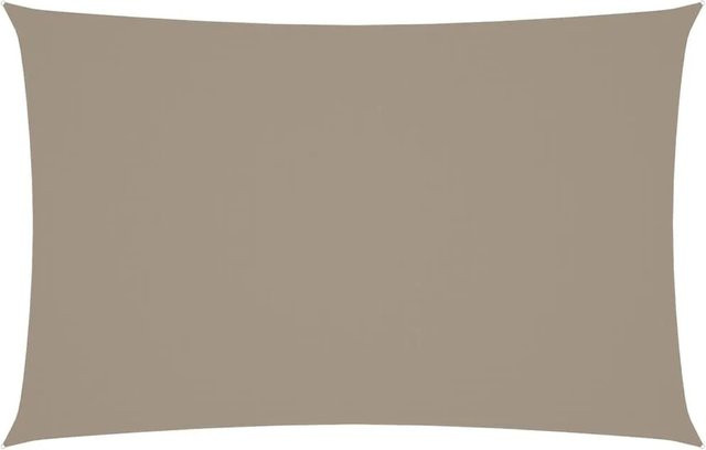 Furnicato Sonnensegel aus PU-beschichtetem Oxford-Gewebe, rechteckig, Taupe, B: 800 cm, T: 500 cm - Bild 1