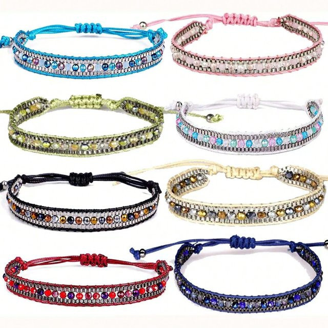 Armband Miyuki-Glas-Rocailles, Damen, verstellbar - Bild 1