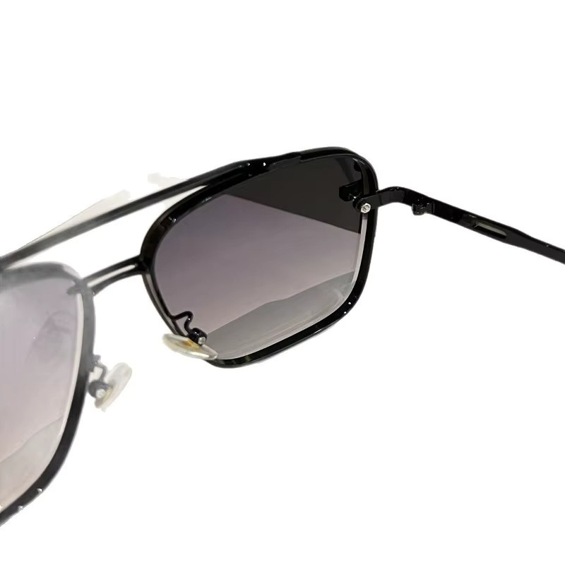 Ettatend Sonnenbrille Square, Metall, Vollrand, Unisex, Schwarz - Bild 3