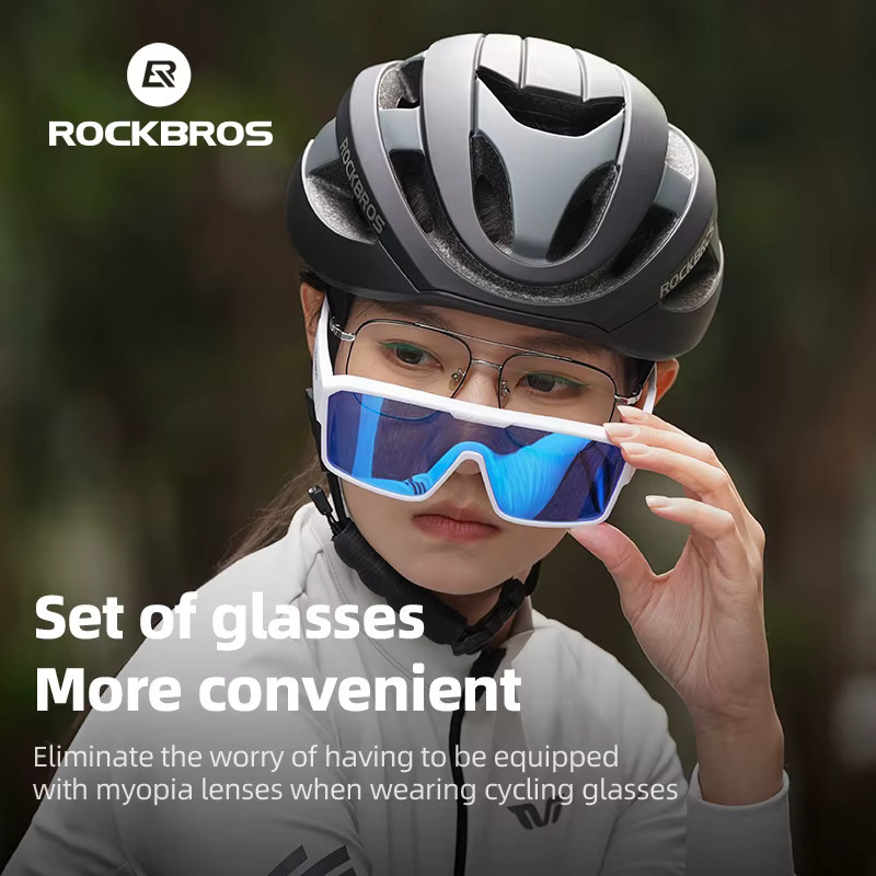 ROCKBROS Sonnenbrille, Vollrand, Kunststoff, polarisiert - Bild 4