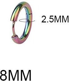 LATS Creolen Edelstahl, Damen Herren, 8mm bis 20mm - Bild 1