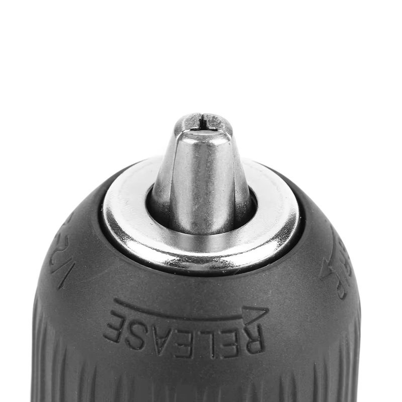 WALFRONT Bohrfutter-Adapter Set mit 1/2 Zoll Spannfutter und 1/4-20 UNF Gewinde für Schlagschrauber, Spannbereich 2-13 mm - Bild 3