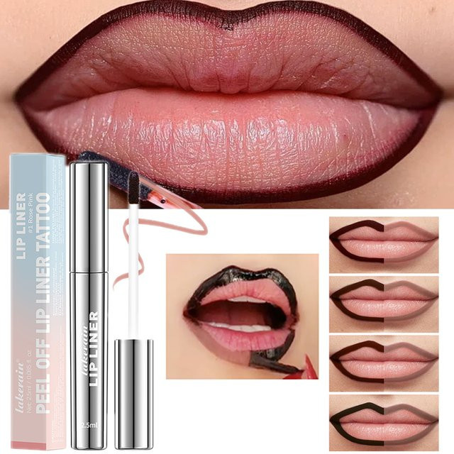 ibcccndc Lip Liner Peel Off Tattoo, Braun, Matt - Bild 1