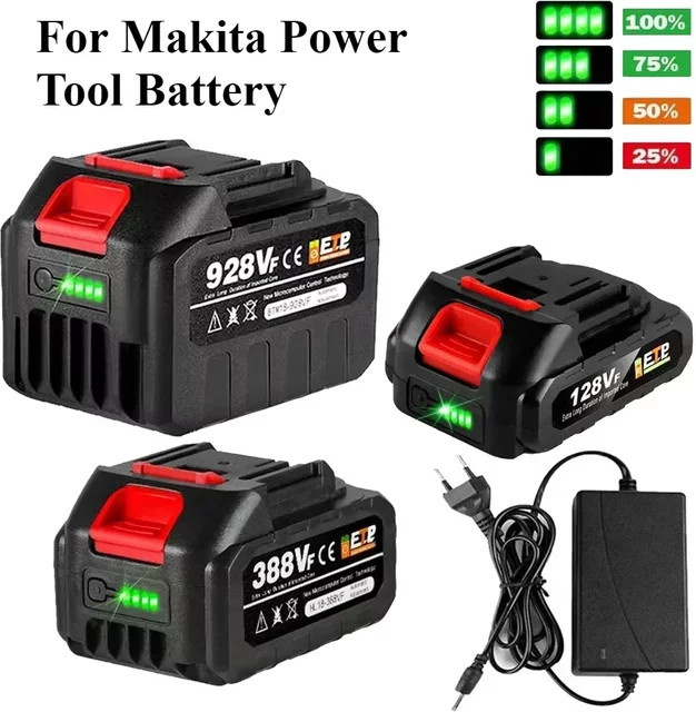 Wiederaufladbare Lithium-Ionen Batterie für Makita Power Werkzeuge, 18V, 22500mAh, Schwarz - Bild 1