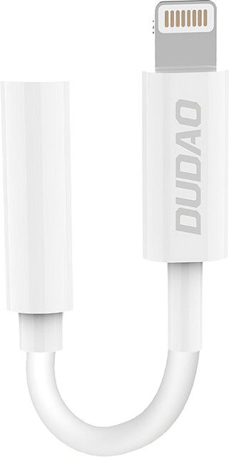 Dudao L16i Audioadapter Lightning auf 3,5 mm Klinke, Weiß - Bild 1