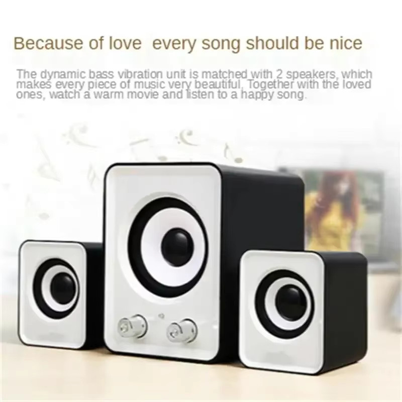 Ninth World 3-in-1 Stereo Vollbereichslautsprecher mit Bluetooth und kabelgebundener Verbindung, Schwarz - Bild 3