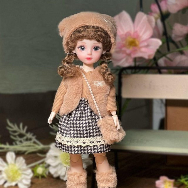 D'y Toy BJD Puppe 30cm mit Kleidung und High Heels 2-14 Jahre - Bild 1