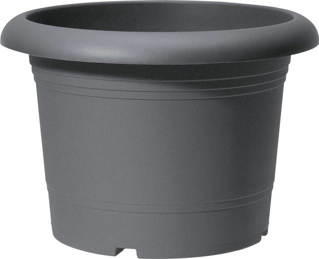Scheurich Pflanzkübel Oliver aus Kunststoff in Grau Anthrazit Durchmesser: 45 cm - Bild 1