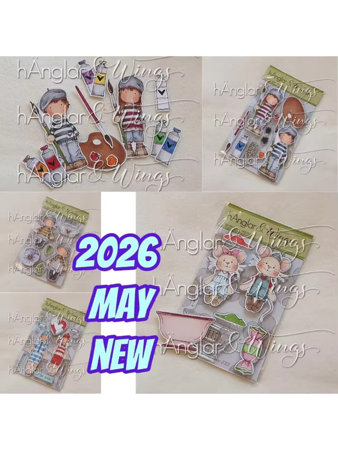 2026 MAY Ragdoll-Medaillenrahmen Silikonstempel in Transparent für DIY Scrapbooking und Bastelarbeiten - Bild 2