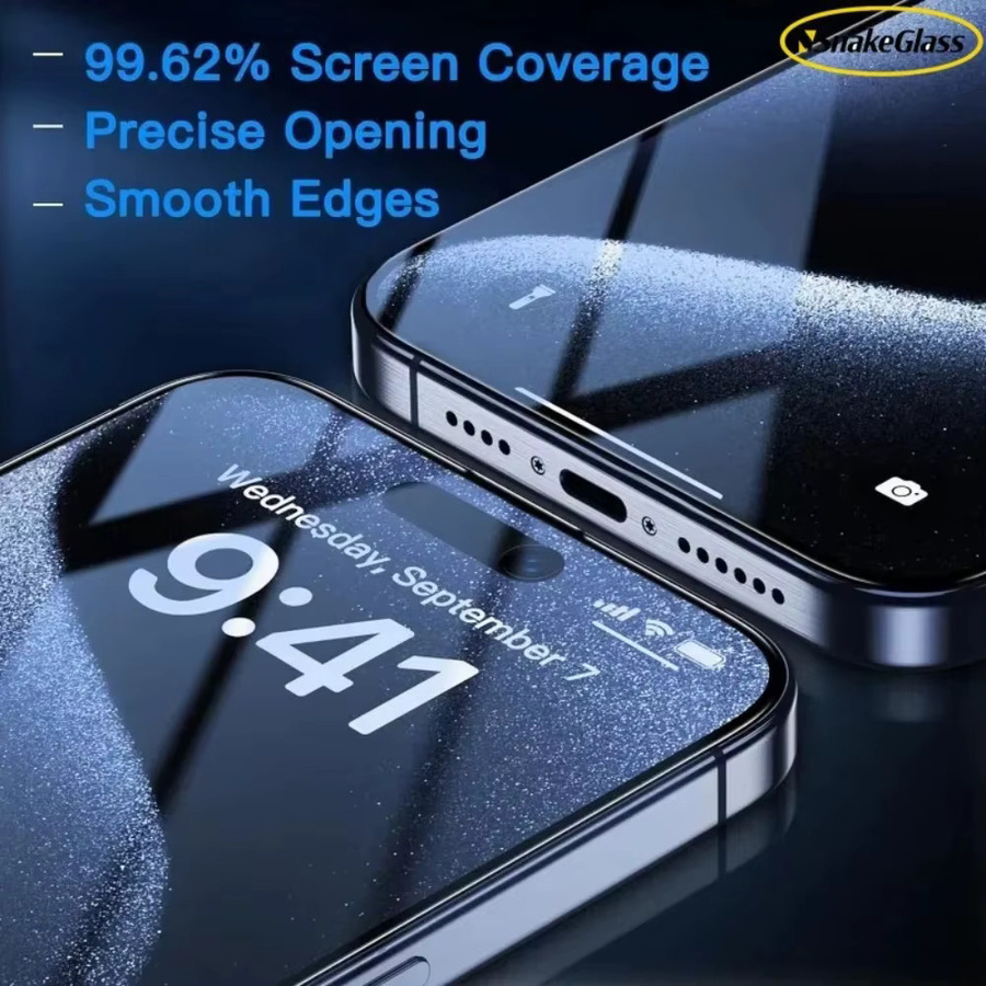 Staubfreies HD-Panzerglas Displayschutzfolie für Samsung Galaxy A55 A71 A56 A41 A35 A17 A16 A04, transparent und kratzfest - Bild 4