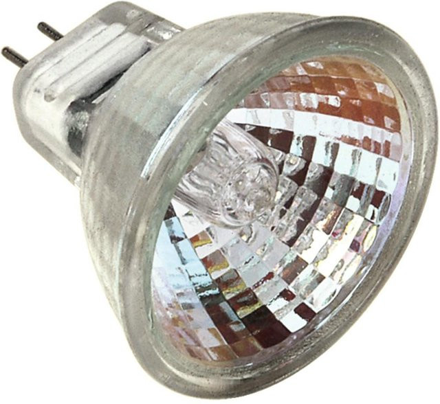 XavaX Halogen-Reflektorlampe MR11, GU4, 35W, Warmweiß, dimmbar, Silber/Transparent - Bild 1