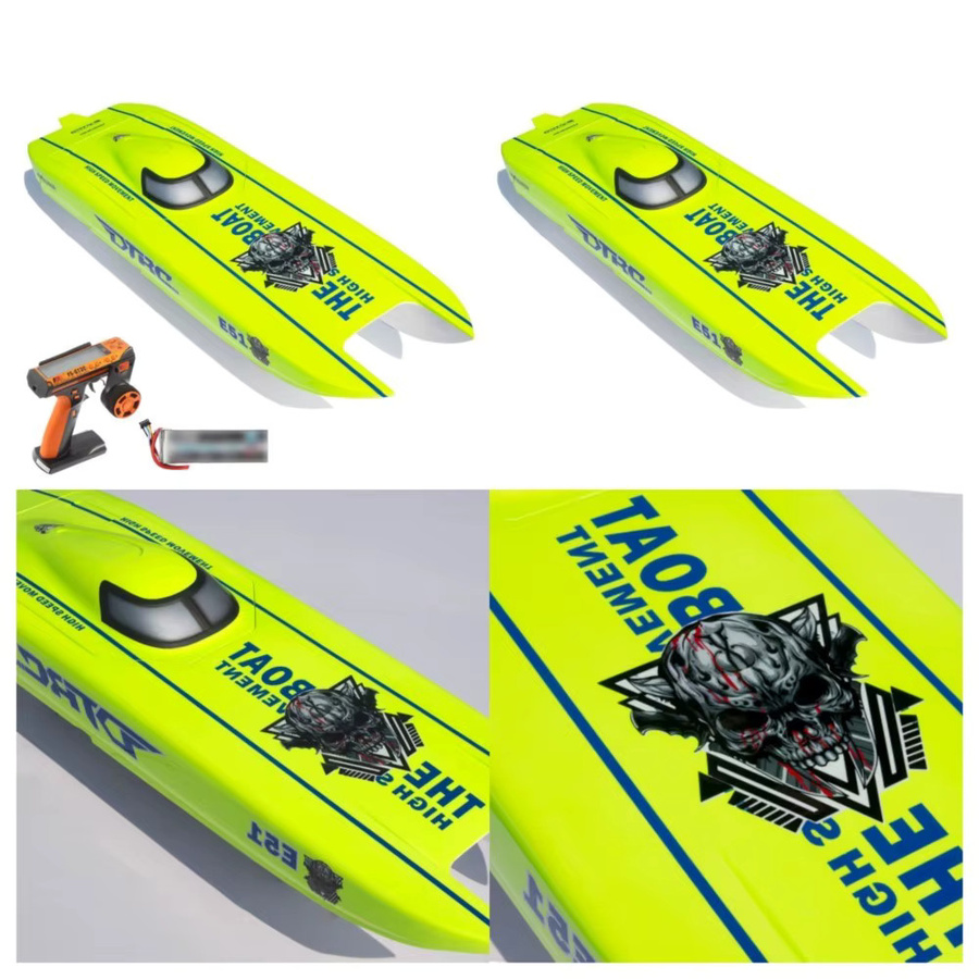 DTRC E51 RC Hochgeschwindigkeits-Rennboot, ferngesteuertes Elektroboot, wasserdicht - Bild 3