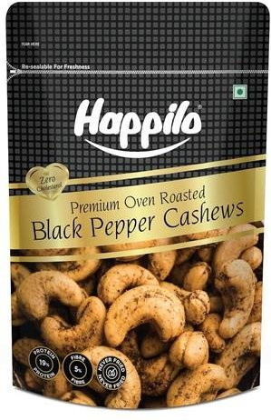 Happilo Cashewkerne Gesalzen Schwarzer Pfeffer 160 g - Bild 1