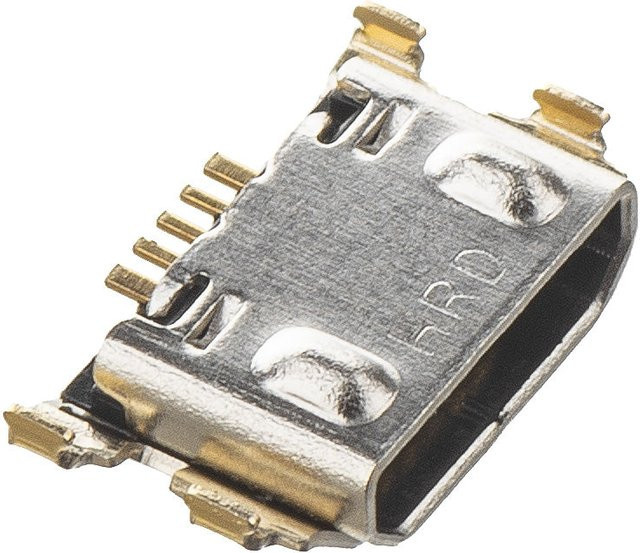 Samsung USB-C Ladeanschluss für Galaxy A03 Core A032 und A01 A015 in Silber - Bild 1