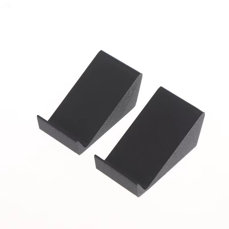 KOQZM 2er-Set universelle Soundbar-Ständer für Desktop-Monitor-Lautsprecher und TV-Audio-Lautsprecher in Schwarz, verstellbare Audio-Stützfüße - Bild 2