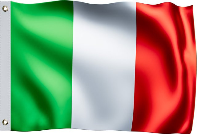 Italien Flagge von MONZANA® aus Polyester mit Metallösen, B/H: 150 x 90 cm - Bild 1