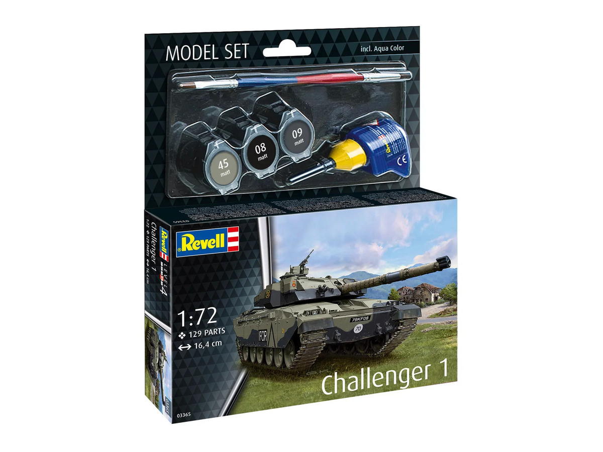 Revell Challenger 1 Model Set, 1:72, Fahrzeuge - Bild 3