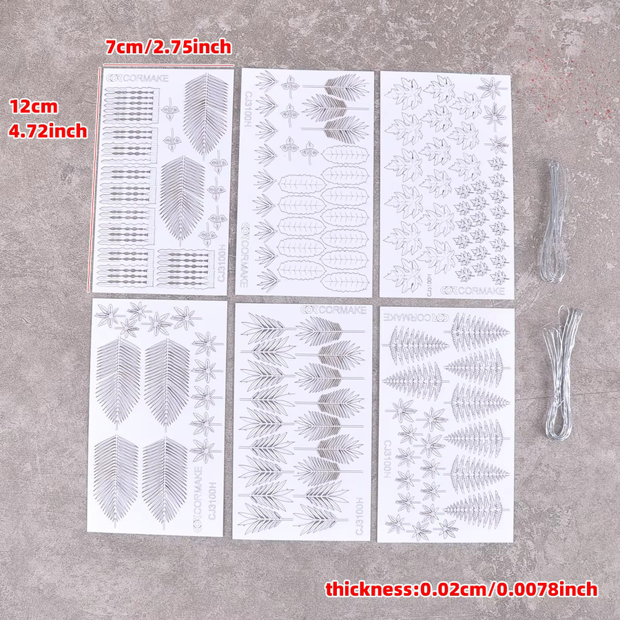 CorMake Pflanzen- und Grasminiaturen, Natur, Unmontierter Modellbausatz, 1:32 - Bild 2