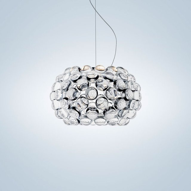 Foscarini Caboche Plus Piccola LED-Pendelleuchte, Transparent, Warmweiß (2700K) - Bild 1