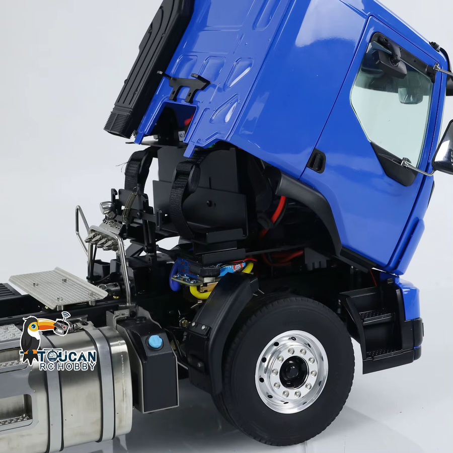 LESU RC Traktor-Truck, ferngesteuertes Auto, 1:14, Metallchassis, mit Lichtern und Geräuschen - Bild 2