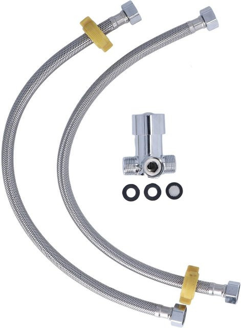 CosyHome Thermostatmischventil aus Edelstahl in Grau/Silber mit G1/2 Gewinde - Bild 1