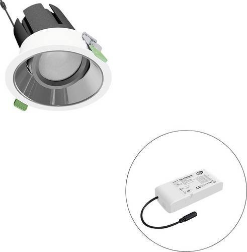 EVN LED-Deckenstrahler F04R11SM2530L24D in Weiß, rund und verstellbar - Bild 1