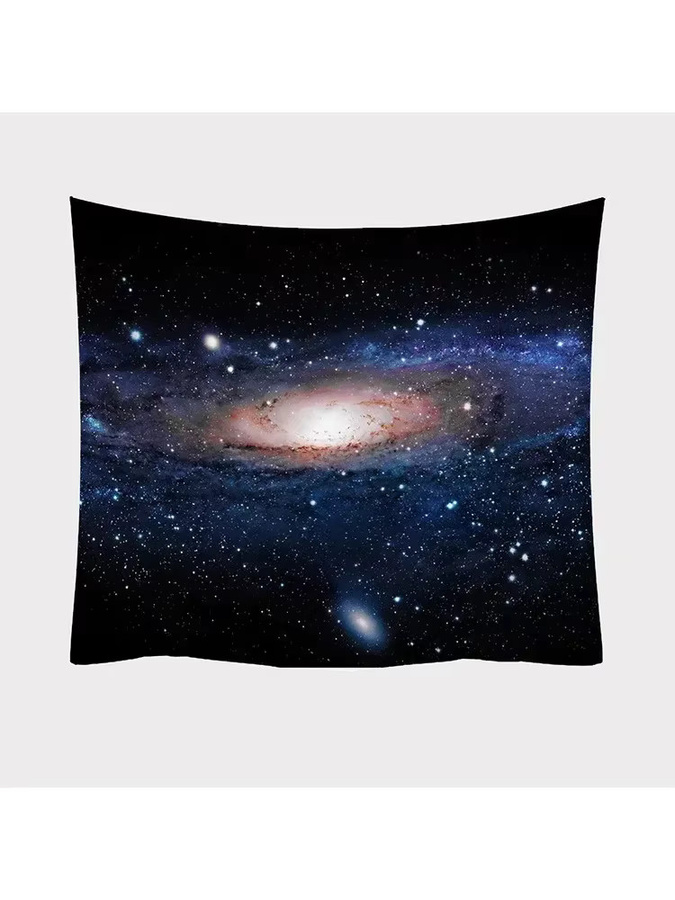 MINIDEAL Wandbehang Galaxie Retro Design in Multicolour, Wandteppich mit Sternen-Motiv, B/H: 150 x 150 cm - Bild 2