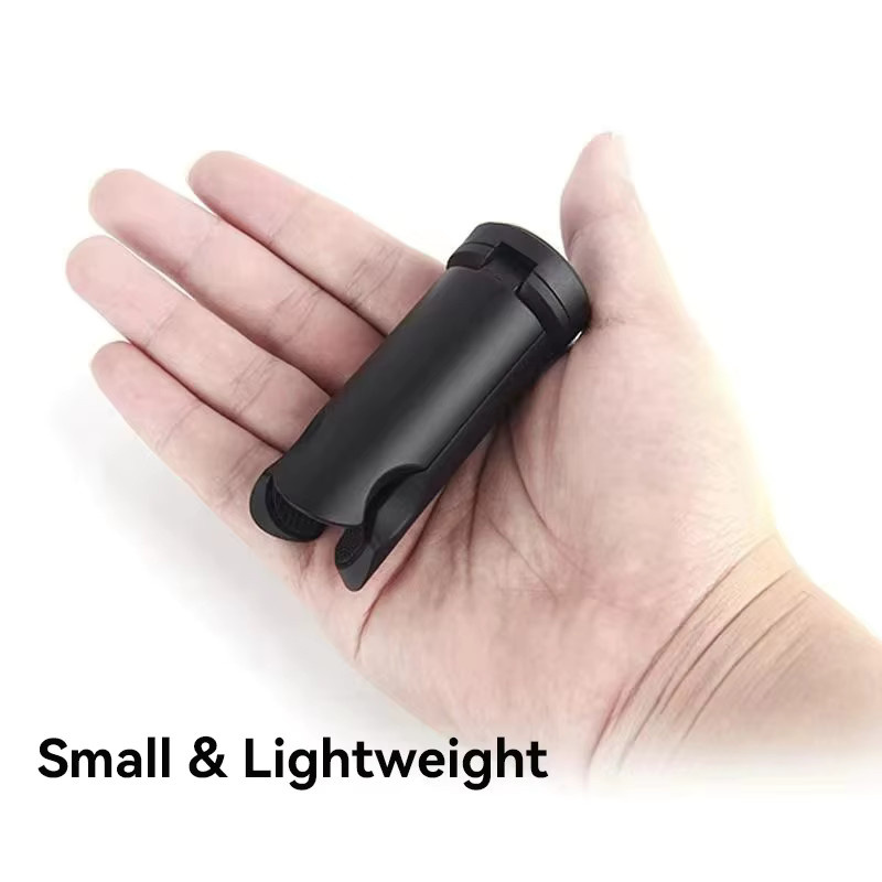DJI Mini-Stativ mit 1/4-Zoll-Schraubhalterung in Schwarz, tragbarer Desktop-Vlog-Handgriff für DJI Pocket 3, GoPro, Smartphone-Gimbal und Fill Light - Bild 2