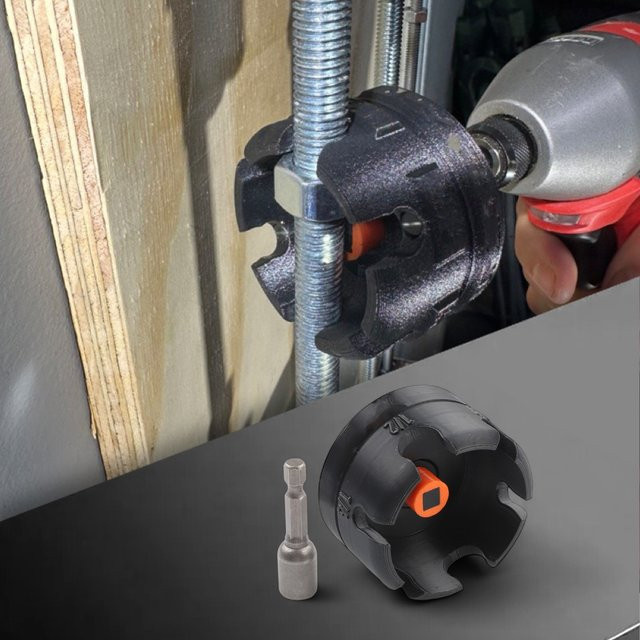 VIBRATITE Entfernungsbolzen-Extraktionswerkzeug Set für 1/4 Zoll, 3/8 Zoll und 1/2 Zoll mit Bohraufsatz zur Mutter- und Bolzenextraktion - Bild 1
