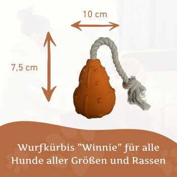 Wildfang Wurfkürbis Winnie, Naturkautschuk Wurfspielzeug - Bild 4