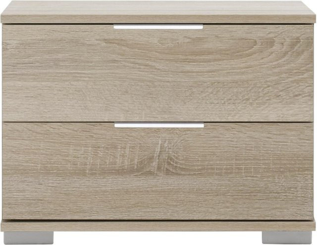 Nachtkonsole Easy Plus von poco in Eiche Sägerau Nachbildung, Farbe Beige/Braun, B/H/T: 52 x 40 x 38 cm - Bild 1