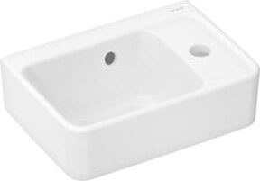Hansgrohe Handwaschtisch Xanuia Q in Weiß mit SmartClean Nano-Coating, Wandhängend, B: 36,0 cm, T: 25,0 cm - Bild 1