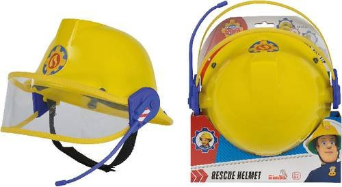 Gelber Feuerwehr Helm aus Kunststoff für Kinder ab 3 Jahren - Bild 1