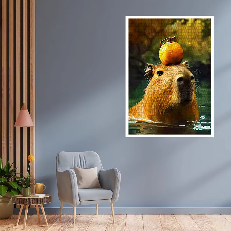 AZNM Capybara DIY-Papierpuzzle, 1.000 Teile - Bild 3