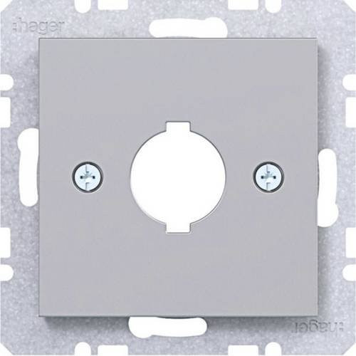 Hager Abdeckung WAF1171TA in Silber - Bild 1