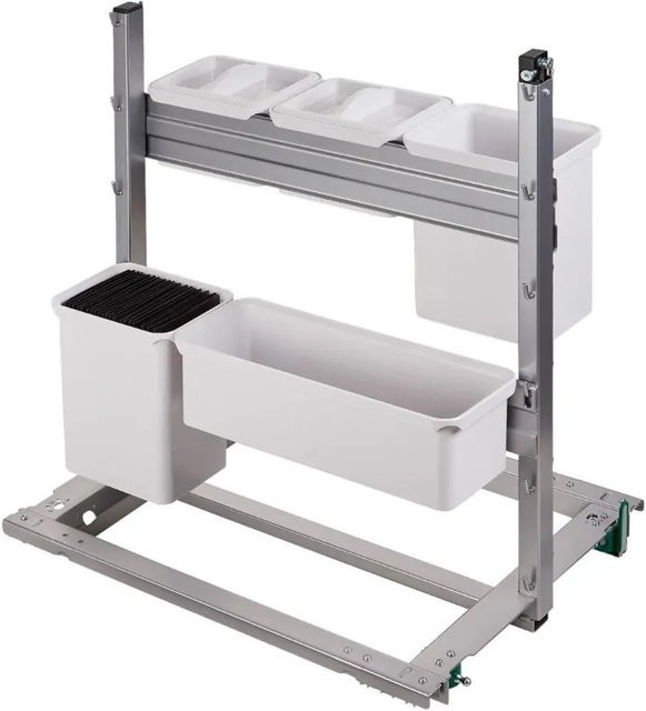 Kesseböhmer YouBoxx Set 1 Weiß für DISPENSA-X Junior Swing mit Deckel und Trenner, B/T/H: 15,0 x 19,5 x 11,5 cm - Bild 1