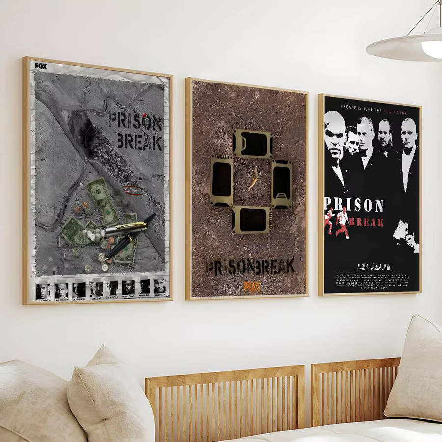 Prison Break Classic TV-Serie Wandbild als selbstklebender wasserfester Aufkleber für deine Raumdekoration - Bild 5