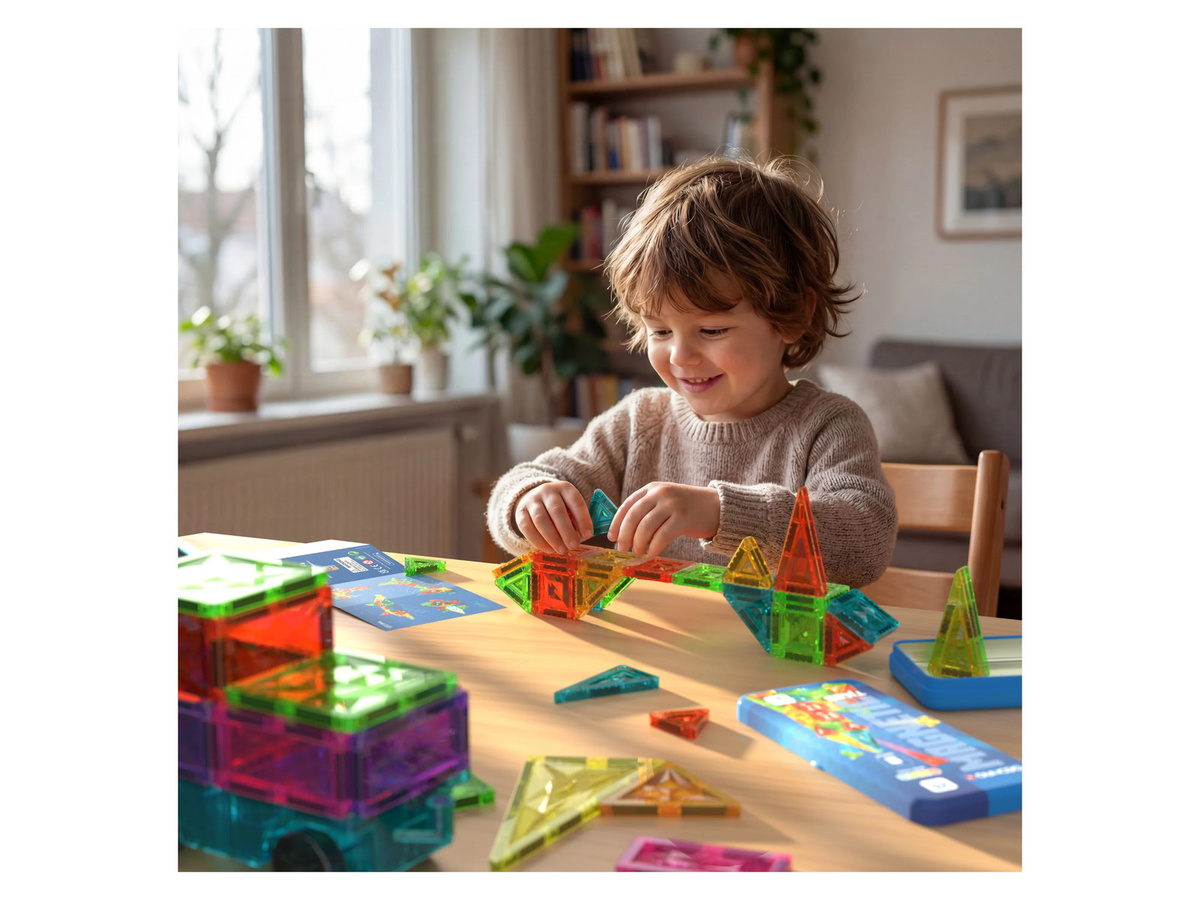 Geomag Magnetic Tiles Mini Travel Set 26, 26-teiliges Set, ab 3 Jahre - Bild 2