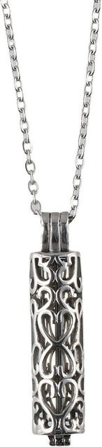 Halskette Zylinder Urne, Edelstahl, Silber, Unisex - Bild 1