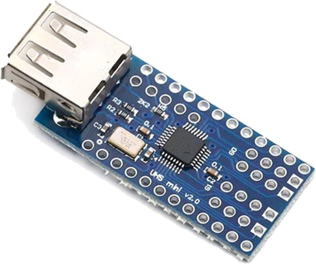 Mini USB Host Shield 2.0 ADK SLR Entwicklungstool von Si Tai&SH in Blau und Beige - Bild 1