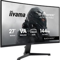 Iiyama G-Master GC2781HSU-B1 Curved Gaming-Monitor, 27 Zoll, Full HD, VA-Panel, 144 Hz, Schwarz - Bild 1
