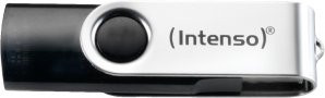 Intenso Basic Line USB-Stick 16GB USB 2.0 Schwarz/Silber - Bild 2