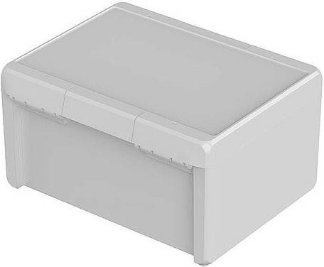 Bopla Bocube Outdoor-Gehäuse aus Polycarbonat in Lichtgrau RAL 7035, B/T/H: 23,9 x 30,0 x 16,0 cm - Bild 1