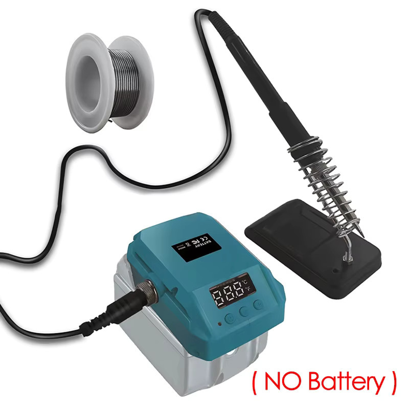 Makita 60 W kabelloses Lötkolben-Set in Blau für 18 V Lithium-Akku inklusive Lötzinn - Bild 2
