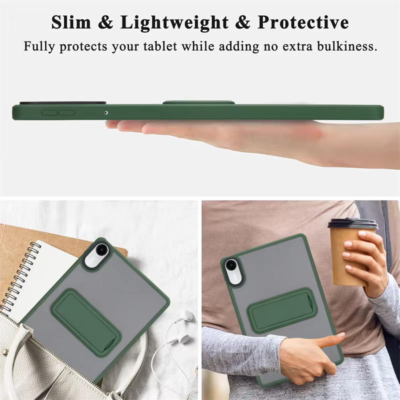Schutzhülle mit Standfunktion für Xiaomi MiPad 8 7 Pro 11.2 6 5 6S 7S Pro 12.5 11 Zoll und Redmi Pad 2 SE 8.7 11 Zoll in Pink oder Green - Bild 3