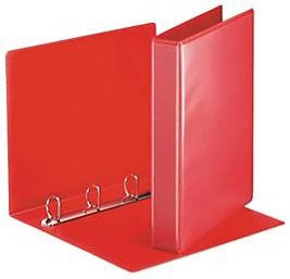 Esselte Präsentationsringbuch A4 mit 4-D-Ring-Mechanik, Rückenbreite: 51 mm, rot - Bild 1