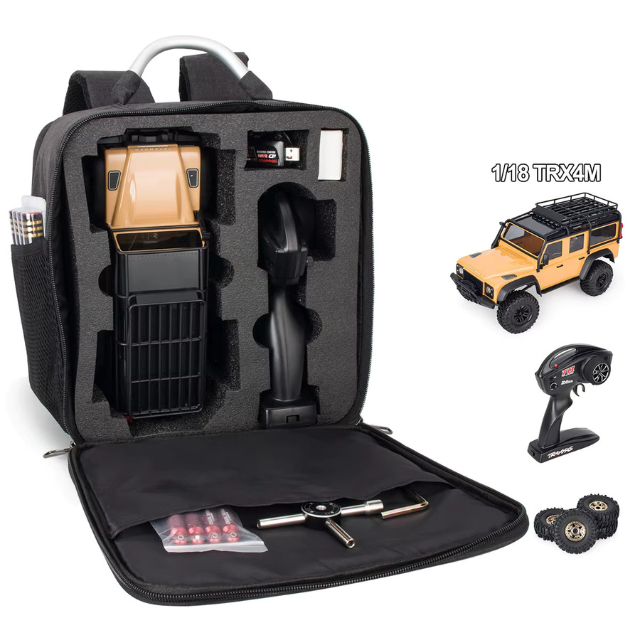 YSIDO RC Crawler Zubehör Tragbare Rucksack-Aufbewahrungstasche, Wasserdichter Schulterkoffer - Bild 3
