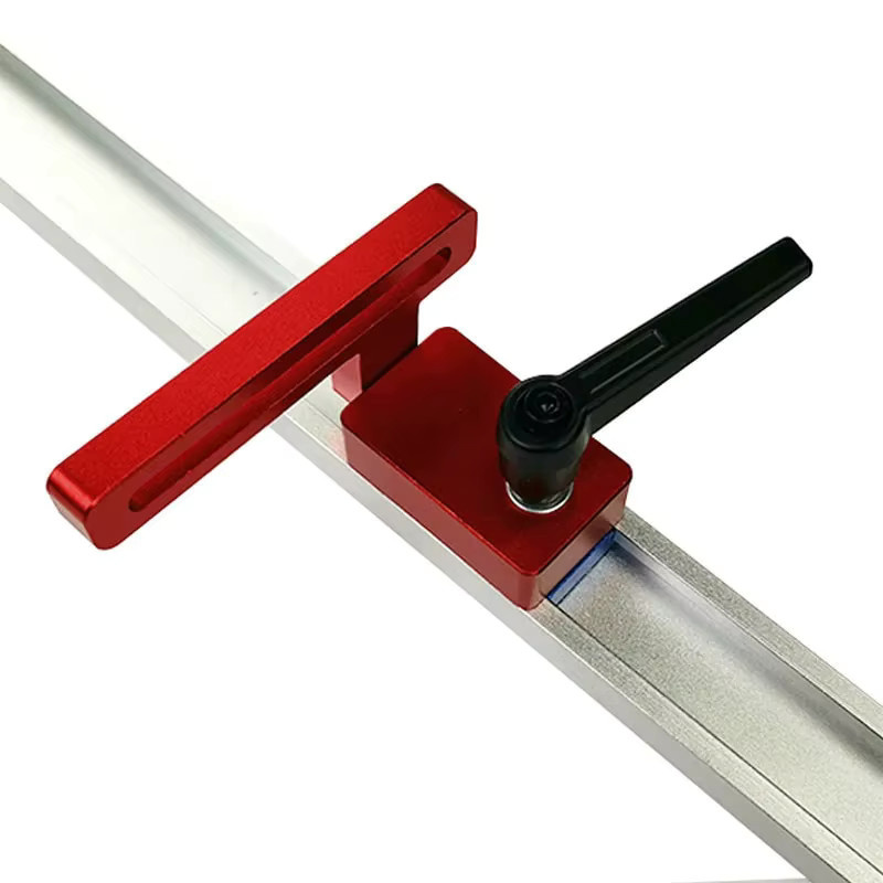GDART T-Track Limiter Gehrung Zaun Begrenzer aus Aluminiumlegierung in Rot - Bild 5