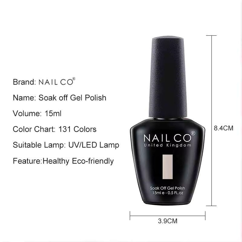 NAILCO Nagel-Gel-Lack, 15 ml, glänzend, HEMA- und TPO-frei - Bild 3