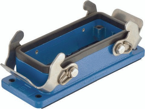 HARTING Anbaugehäuse 09 36 516 1301 09365161301 in Blau aus Zinkdruckguss - Bild 1